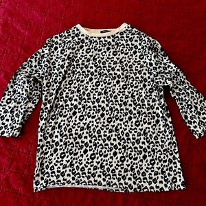 Blooming Jelly leopard half sleeve blouse